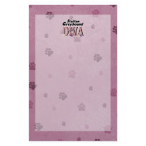Italian Greyhound DIVA Stationery Design