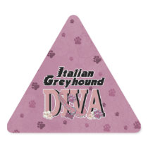 Italian Greyhound DIVA Sticker