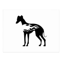 Italian Greyhound Flame Postcards