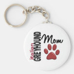Italian Greyhound Mom 2 Keychains