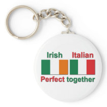 Italian Irish - Perfect Together! Keychains