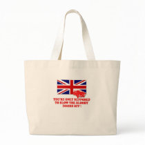 Italian Job Union Jack shirts Tote Bags