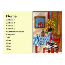 ITALIAN KITCHEN IN FLORENCE BUSINESS CARD