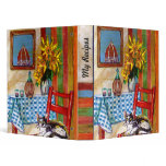 ITALIAN KITCHEN IN FLORENCE, Recipe Vinyl Binder
