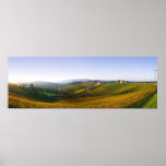 Italian Langhe hills poster