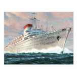 Italian Line's Augustus Postcard