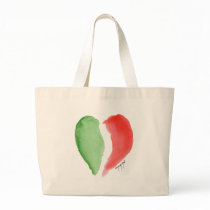 Italian love canvas bags