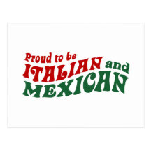 Italian Mexican Post Card