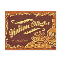 Italian Night Post Card