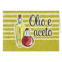 Italian Oil & Vinegar Card