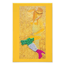 Italian Pasta Girl Photo Print