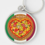 Italian Pizza Keychain