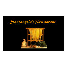 Italian Restaurant Business Card