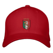 Italian soccer lovers racing red cap embroidered hat