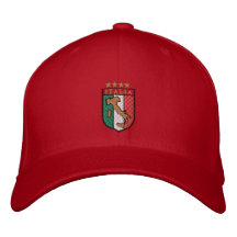 Italian soccer lovers racing red cap embroidered hat