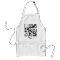 Italian Souvenir Apron Venice Italy Collage Photo