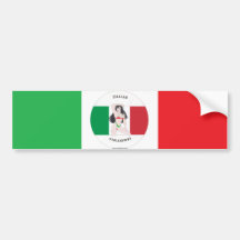 Italian Stallion-et Brunette Bumper Sticker