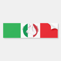 Italian Stallion-et Unicorn Bumper Sticker
