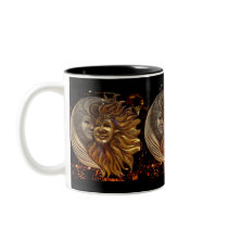 Italian Sun & Moon Carnaval Masks Coffee Mug