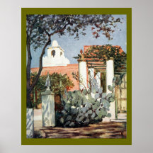 Italian Villa 1918 Canvas Print anon artist