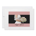 italian wedding invitation bridal bouquet