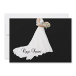 italian wedding invitation white bridal dress on b
