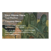 Italiano: Calvario Breton (Il Cristo Verde), Business Card Templates