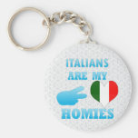Italians are my Homies Keychain