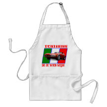 Italians do it with style apron