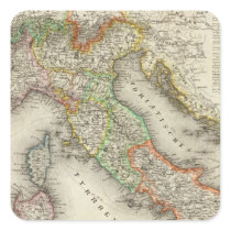 Italy 12 square sticker