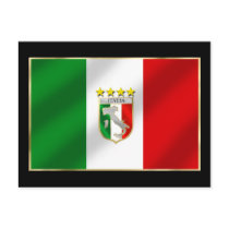 Italy 4 times world champions shirts and gifts post card