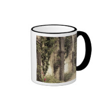 Italy, Brescia Province, Gardone Riviera. Garden Mug