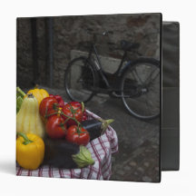 Italy, Brescia Province, Gargnano. Table with 2 Binder