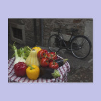 Italy, Brescia Province, Gargnano. Table with 2 postcards