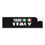 ITALY BUMPER STICKERS