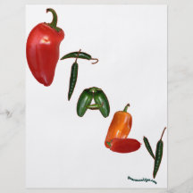 Italy Chili Peppers Full Color Flyer
