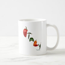 Italy Chili Peppers Mugs
