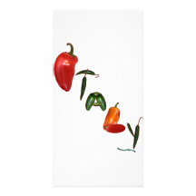 Italy Chili Peppers Picture Card
