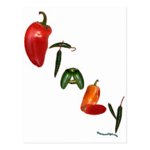 Italy Chili Peppers Post Cards