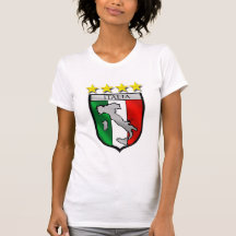 Italy Emblem Soccer World Champions badge Tee Shirt