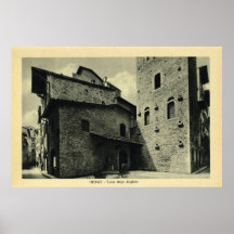 Italy, Firenze, Casa deli Alighieri Print