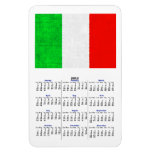 ITALY FLAG 2012 Calendar Magnet