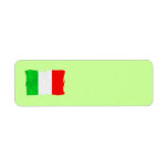 ITALY FLAG Address Label