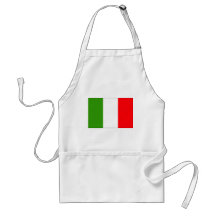 Italy flag apron