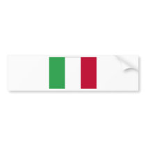 ITALY FLAG BUMPER STICKERS