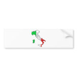 Italy Flag bumper stickers