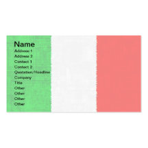 ITALY FLAG Business Cards