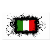 Italy Flag Business Cards