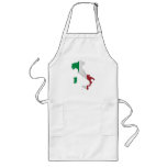 Italy Flag Map Aprons