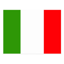 Italy flag post cards